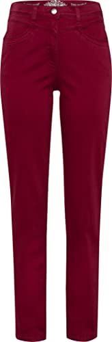Raphaela by Brax Damskie spodnie bawełniane Laura New Cosy Winter, Cranberry, 32W / 32L