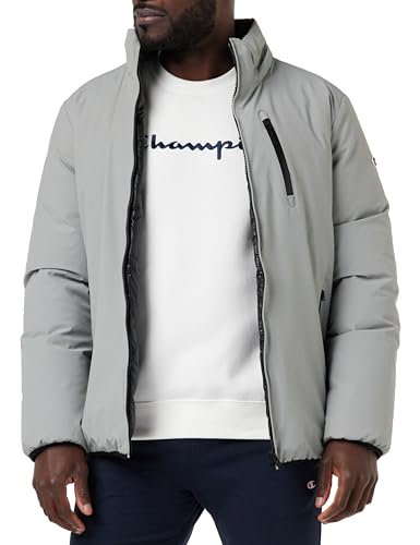 Champion Legacy Outdoor-Stretch Nylon Reversible Kurtka Mężczyźni, Grigio Monumento/Nero, XL