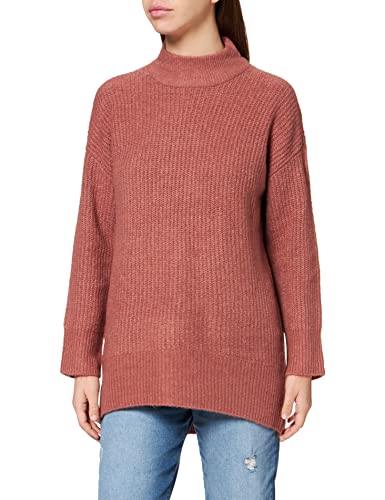 ONLY Onlkarinna L/S Highneck Cs KNT sweter damski, Burlwood, M