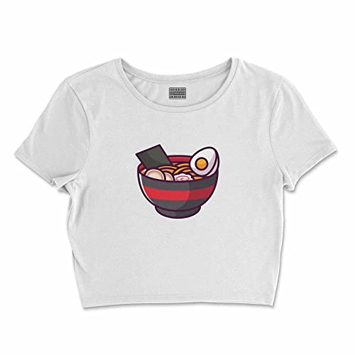Bona Basics, Damski T-shirt basic, z nadrukiem cyfrowym, 100 bawełny, biały, swobodny, damski top, rozmiar: S, biały, S