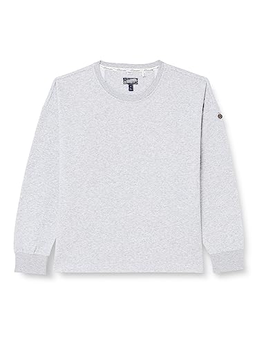 TILDEN Damska bluza oversize 37831182, jasnoszary melanż, XL, jasnoszary melanż, XL duże rozmiary