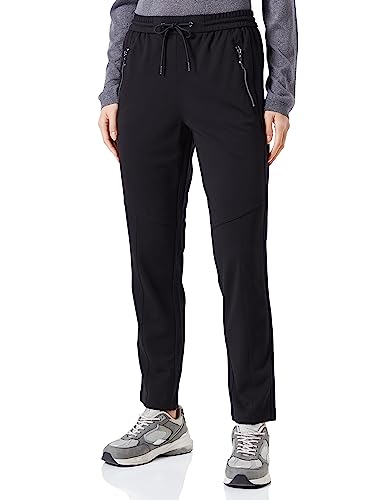 s.Oliver Damskie spodnie do biegania z regulowanym ściągaczem, czarny 999, 46