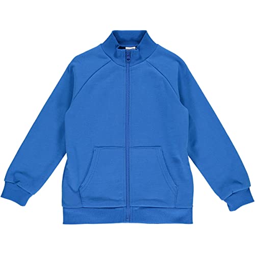 Fred's World by Green Cotton Chłopięca bluza z zamkiem błyskawicznym, niebieski (Victoria Blue), 110
