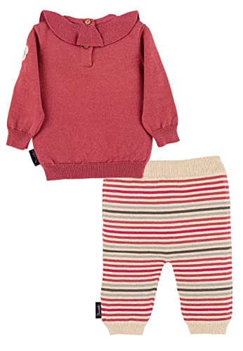 Sterntaler Zestaw Strick Shirt und Hose Maus Mabel GOTS piżama dla dzieci i niemowląt, różowa, normalna dziecięca, Różowy, Normal