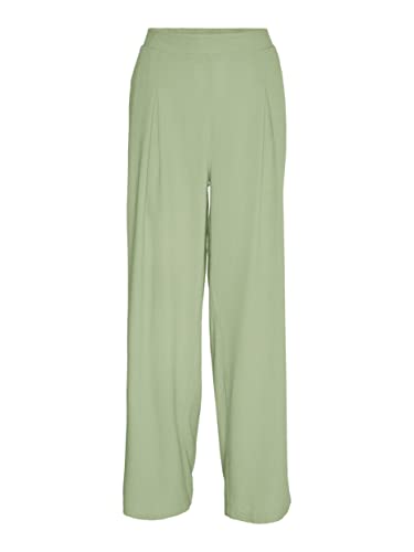 VERO MODA Vmmymilo Hw Wide Pants WVN Ga spodnie damskie, Reseda, L