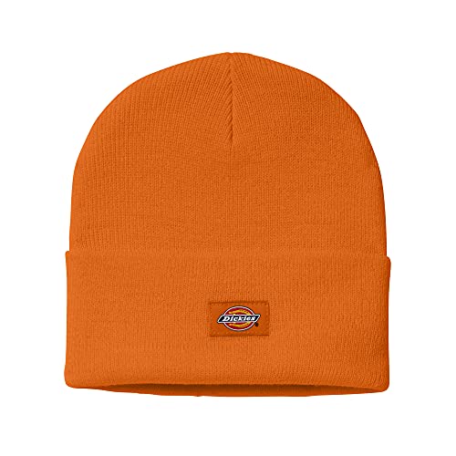 Dickies Męska czapka ze ściągaczami z akrylu Beanie, neonowy pomarańczowy, jeden rozmiar