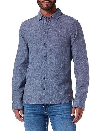 Blend Męska koszula 20714326, 194024/Dress Blues, S