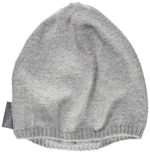 Sterntaler Czapka z daszkiem Baby Bonnet Maille na zimną pogodę, szary (Silber Mel. 542), M (Producent Rozmiar:37)