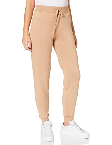 VERO MODA Damskie spodnie VMEDITH NW GA Boo, Tan/Szczegóły: Melange, S