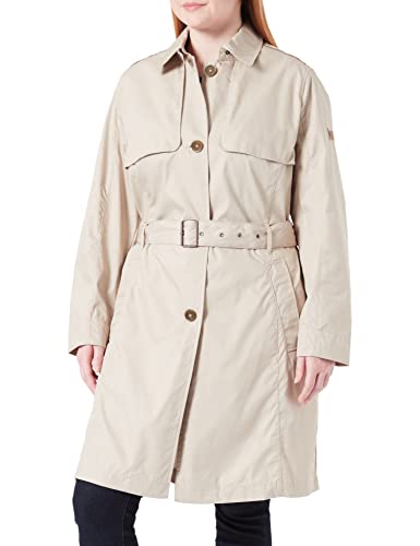 Camel Active Womenswear Damski płaszcz 310130/1F42 Coat, piaskowy, 34 (DE), Sand