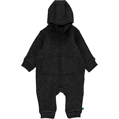 Fred's World by Green Cotton Wool Boiled Suit Kombinezon śnieżny dla niemowląt, Dark Grey Melange, 68-74