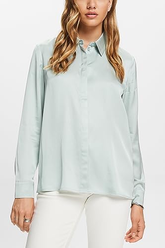 ESPRIT Bluzka damska, 390/Light Aqua Green, XXL