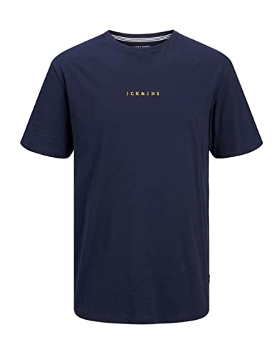 JACK & JONES Jjnew State Tee SS Crew Neck T-shirt męski, granatowy blezer, S