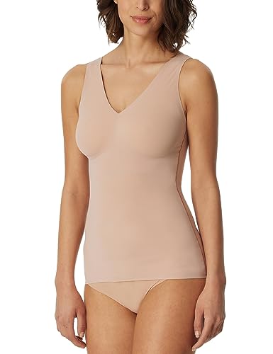 Schiesser Damski top na ramiączkach z wyjmowanymi wkładkami Invisible Soft bielizna, Maple_170365, 44, Maple_170365, 44
