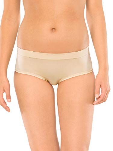 Schiesser Damskie szorty bezszwowe, Sand, XXL