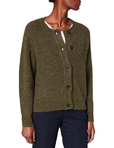 SELECTED FEMME BLACK Damski sweter Slflulu Ls Knit Short Cardigan B Noos, Oliwkowo-zielony, XL