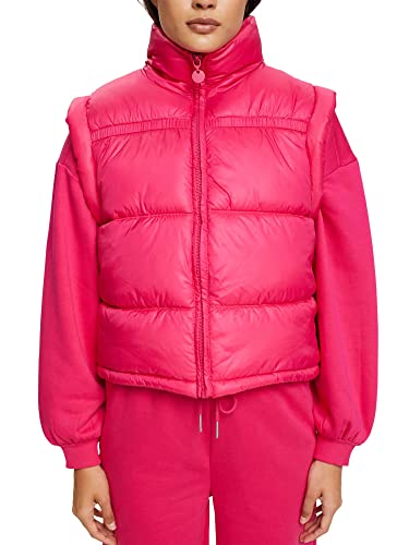 edc by ESPRIT Kamizelka damska, 660/różowy fuksja, L