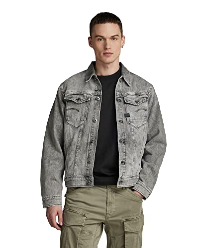 G-STAR RAW Unisex Arc 3D kurtka dżinsowa męska kurtka, Szary (Faded Carbon D20086-C909-C762), XS