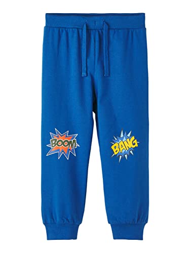 Bestseller A/s NMMLUDVIG Sweat Pant Box BRU, niebieski (True Blue), 86
