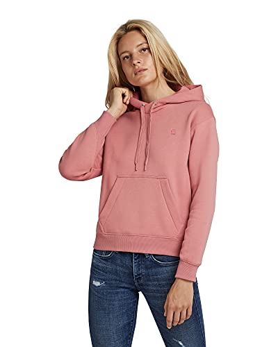 G-STAR RAW Damska bluza z kapturem Premium Core Hooded, Różowy (Dusty Rose C235-3479), XXS