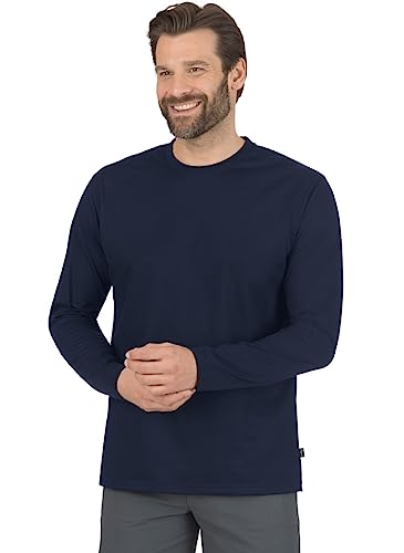 Trigema Koszulka męska, Niebieski (Statek 046), 4XL