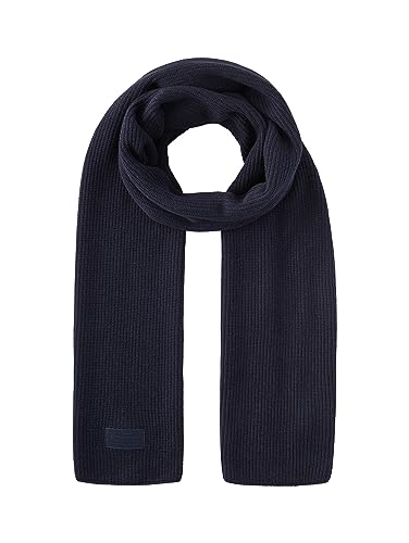 TOM TAILOR Szalik męski, 13160 – Knitted Navy Melange, jeden rozmiar