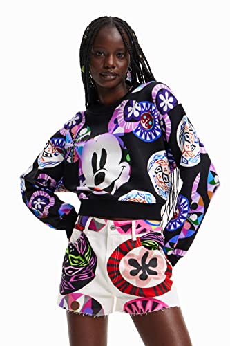 Desigual Bluza damska Sweat_psicho Mic, czerwony, S