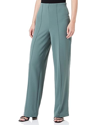 Bestseller A/S Damskie spodnie VMBECKY HR Wide Pull ON Pant NOOS, Dark Forest, XS/32, Dark Forest, (XS) W / 32L