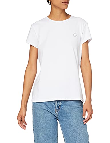 Armani Exchange Damska koszulka z krótkim rękawem, biały (Optic White 1000), S