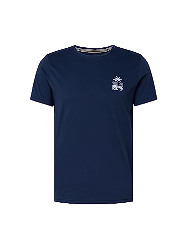 Blend Męski T-shirt T-shirt, 194024/Dress Blues, XL, 194024/Dress Blues, XL