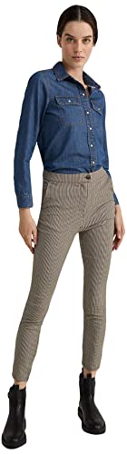 Springfield Damskie spodnie chinosy legging klasyczne spodnie, kolorowe, 38, kolorowy, 40