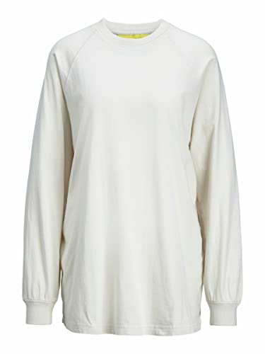 JACK & JONES Damska bluza Jjxx Jxdrew Ls Oversize Grunge Sweat Noos, Moonbeam, L