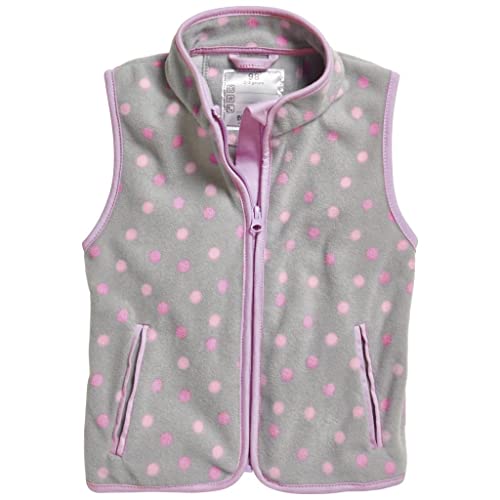 Playshoes Unisex dziecięca kamizelka polarowa, szara, 128, szary, 128