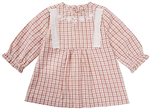 Noppies Baby Girls Dress Nash Long Sleeve Sukienka do gry dla dzieci, Rose Dawn - N026, 56