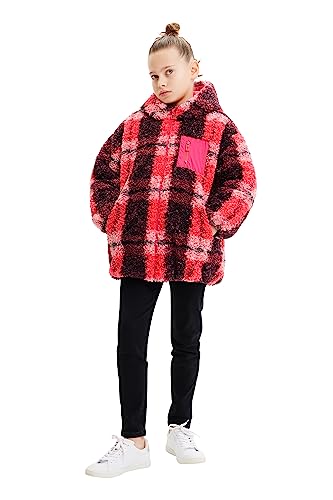 Desigual Dziewczęca kurtka Chaq_Blake Girl Woven Jacket, czerwony, 10 Lata