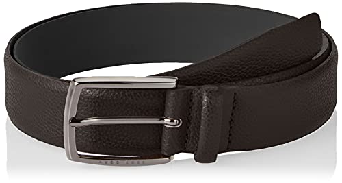 BOSS Pasek męski, Ciemny brąz, 115