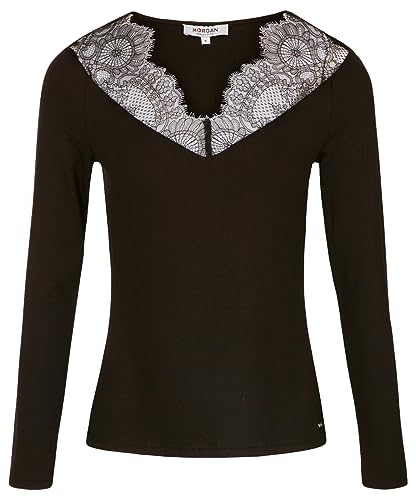 Morgan 201-TRACE.N Koszulka damska Granatowa XX-Large (Rozmiar producenta: TXXL), Czarny (Czarny), S