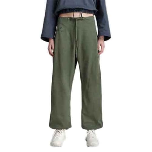 G-STAR RAW Snow Wide Leg damskie spodnie do biegania, Zielony (Lt Hunter D22243-d163-8165), XL