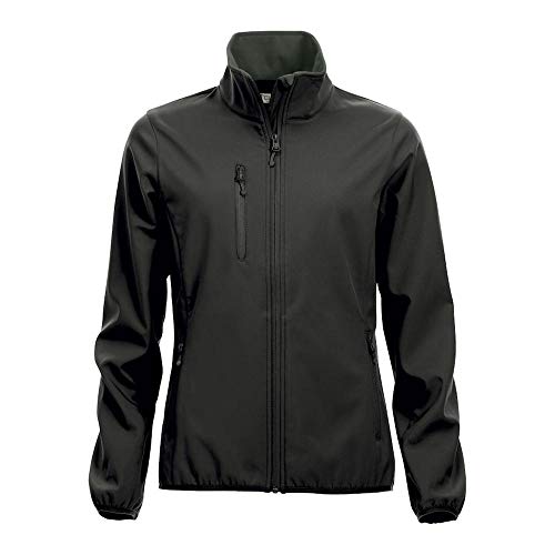 Kurtka damska CliQue Basic Softshell, czarny, XS