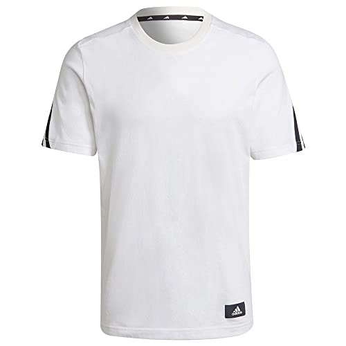 Adidas H39787 M FI 3S T-shirt męski biały L