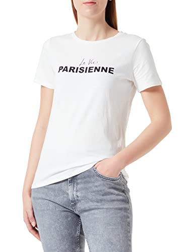 ICHI Damska koszulka IHCAMINO SS11 T-Shirt, 114201/Cloud Dancer, M