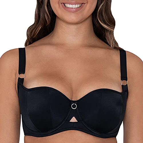 Curvy Kate Damski biustonosz Boost Me Up Balconette, Czarny, 85M