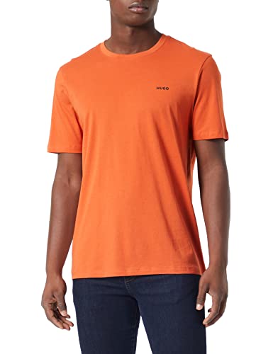 HUGO T-shirt męski, Dark Orange801, S