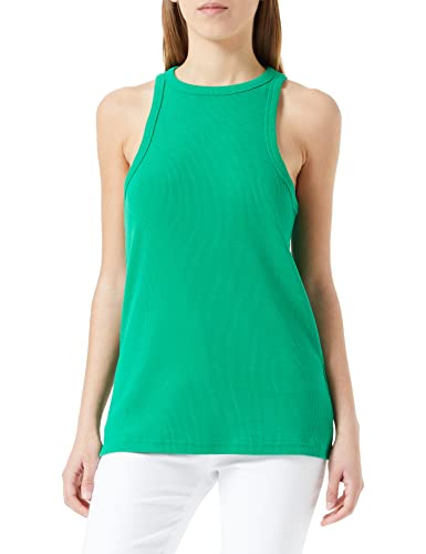 HUGO Damski klasyczny tank top, Medium Green311, S