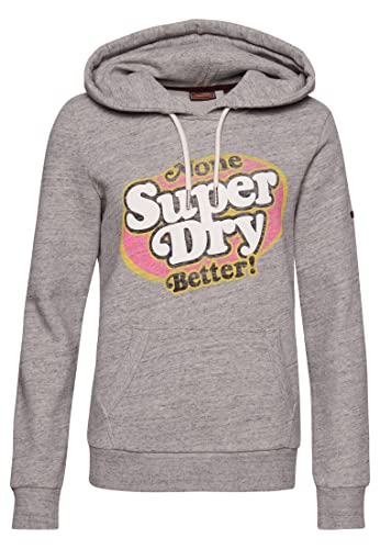 Superdry Vintage Cooper Classic Hood Bluza damska, Athletic Grey Marl, 34