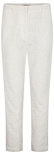 Morgan Damskie spodnie PSANGO Ecru T38, Off White, 36