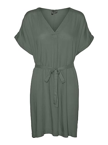 VERO MODA Women's VMBEAUTY SL Tunic GA NOOS bluzka, Laurel Wreath, M, Laurel Wreath, M