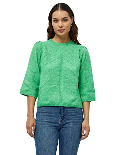 Peppercorn Damski sweter z rękawem 3/4 UK | Jesienne swetry damskie | Rozmiar S, 3205 jasnozielony, S, 3205 jasnozielony, S