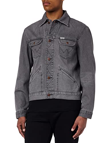 Wrangler Męska kurtka jeansowa, żółty, 3XL