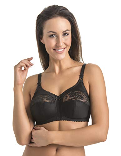 Teyli Andorra biustonosz damski bez fiszbin, czarny, 100D